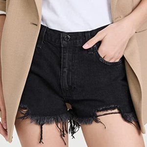 ASKK NY Women's Jax Distressed Denim Shorts 29